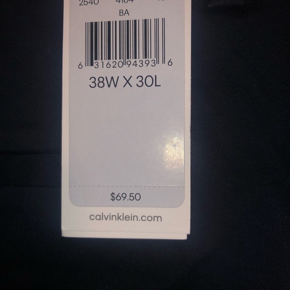 Calvin Klein Navy chinos